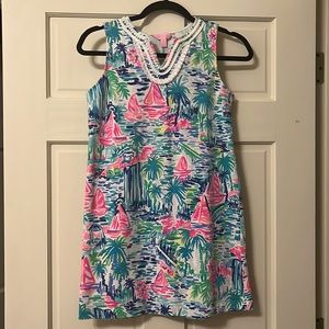 Lilly Pulitzer Essie Dress Salt in the Air girls size 12/14 extra large